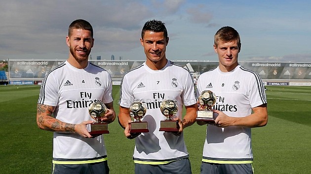 Футболисты «Реала» получили награды от IFFHS