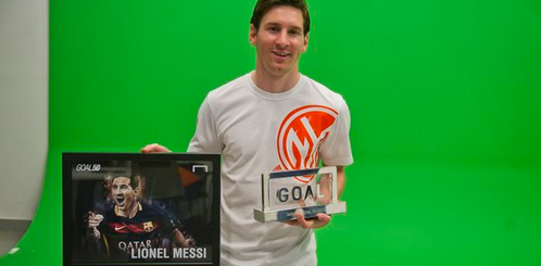 Месси в четвертый раз стал обладателем премии Goal 50