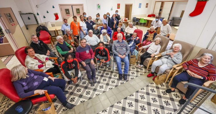 Игроки «Ниццы» посетили дом престарелых