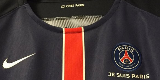 ПСЖ сыграет в футболках с надписью «Я — Париж»