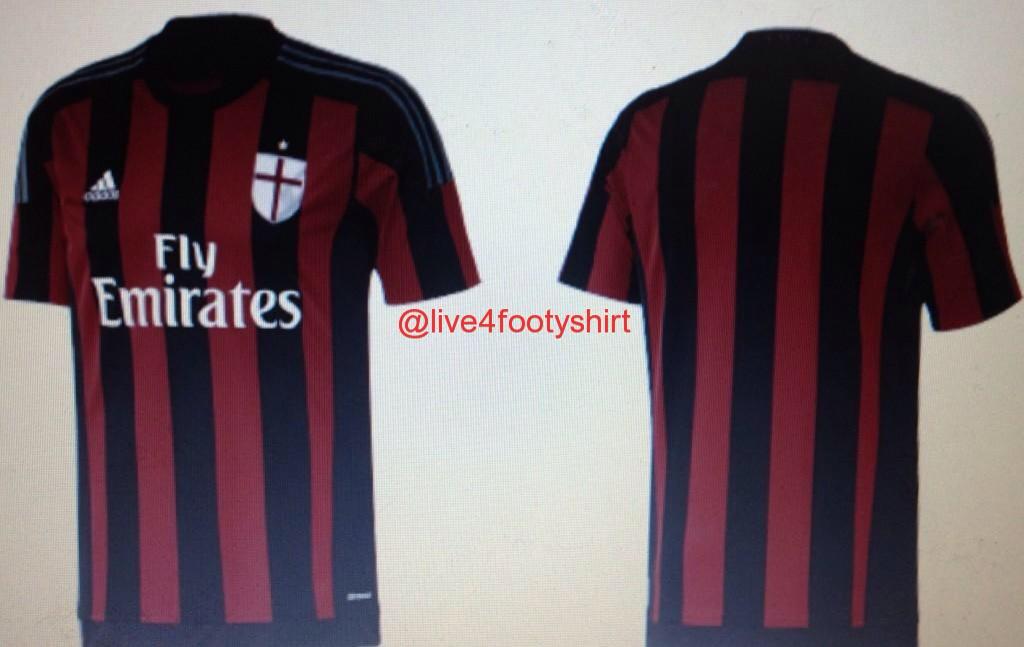 В сети появились изображения формы «Милана» на сезон 2015/16