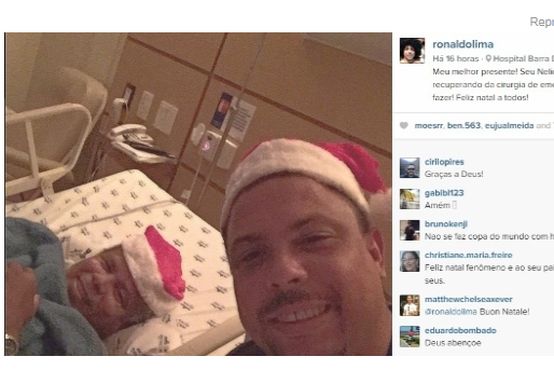 Роналдо провел рождественскую ночь в больнице