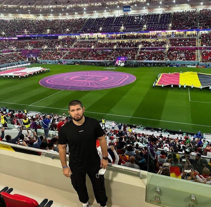 Хабиб Нурмагомедов посетил матч чемпионата мира в Катаре