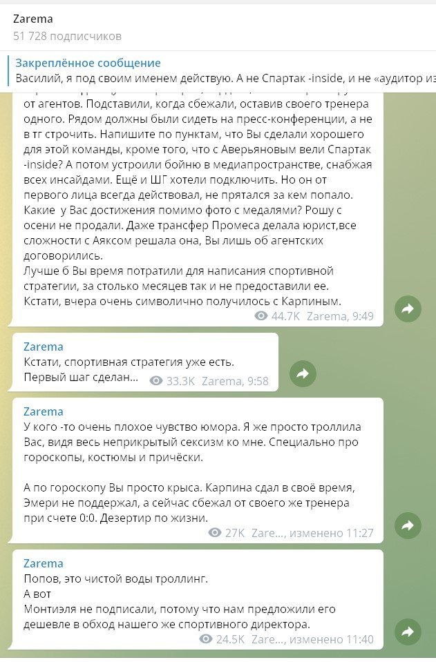 Салихова после оскорблений фанатов ограничила доступ к своему каналу
