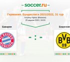 «Бавария» — «Боруссия». Прогноз на матч немецкой Бундеслиги, 31 тур (23.04.2022)