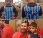 6-летний афганский мальчик встретился с Месси